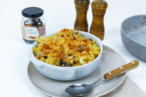 Mac 'n' Cheese with Dried Mixed Forest Mushrooms