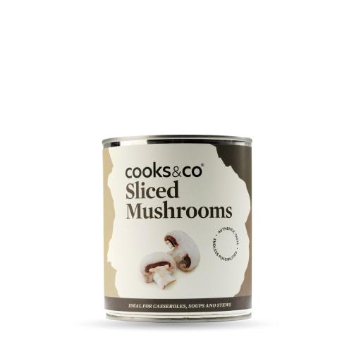 Sliced Mushrooms 800g