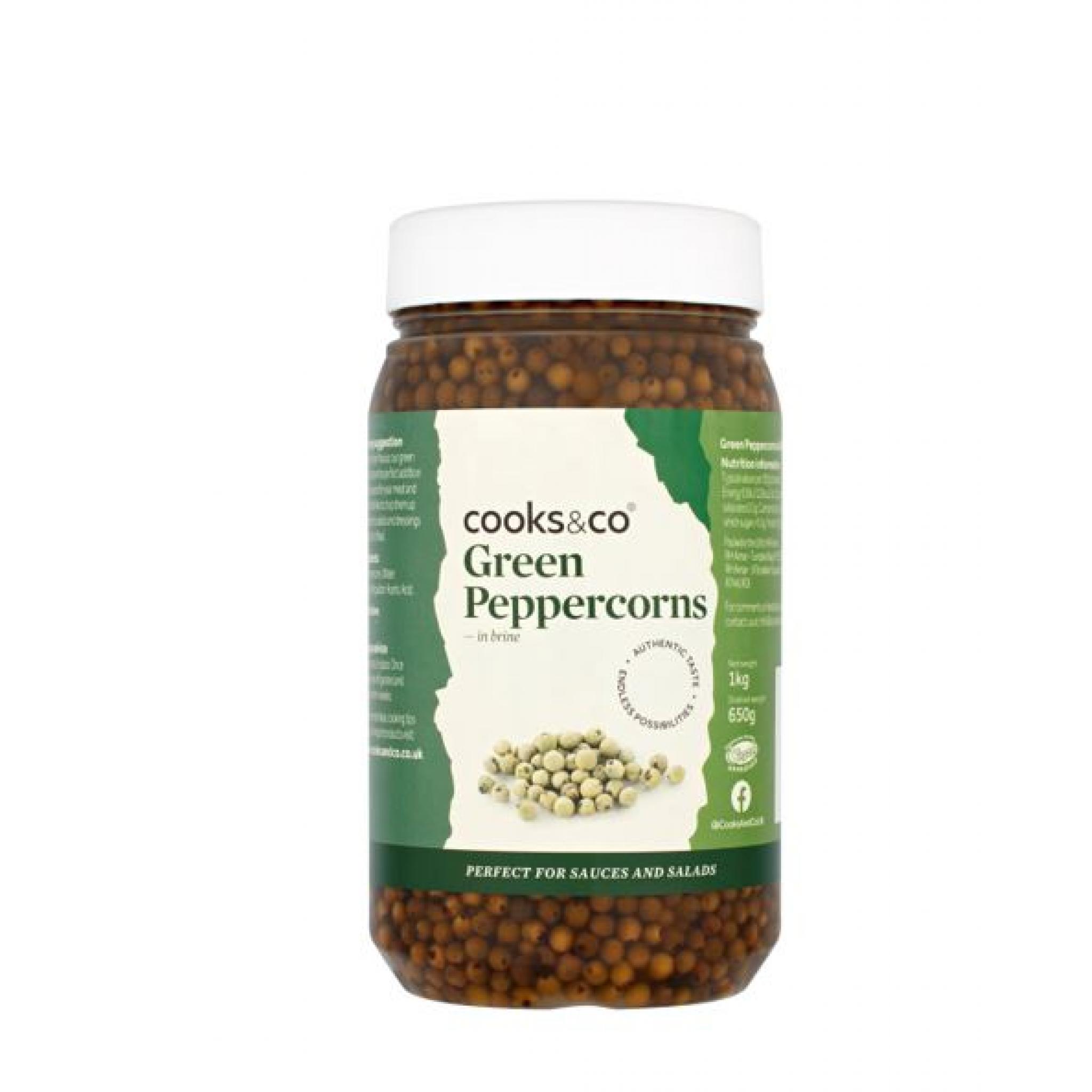 Green Peppercorns, 1kg Cooks&Co